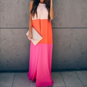 NWT: VICI Boutique flowy maxi dress